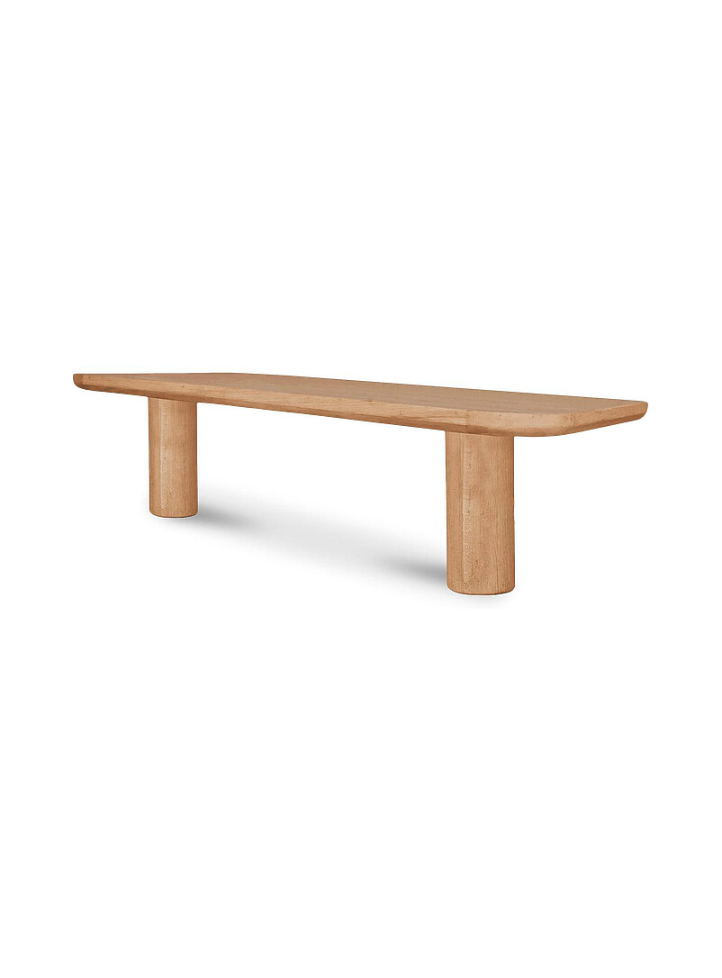 Rustic Oak Anders small dining bench product image 2