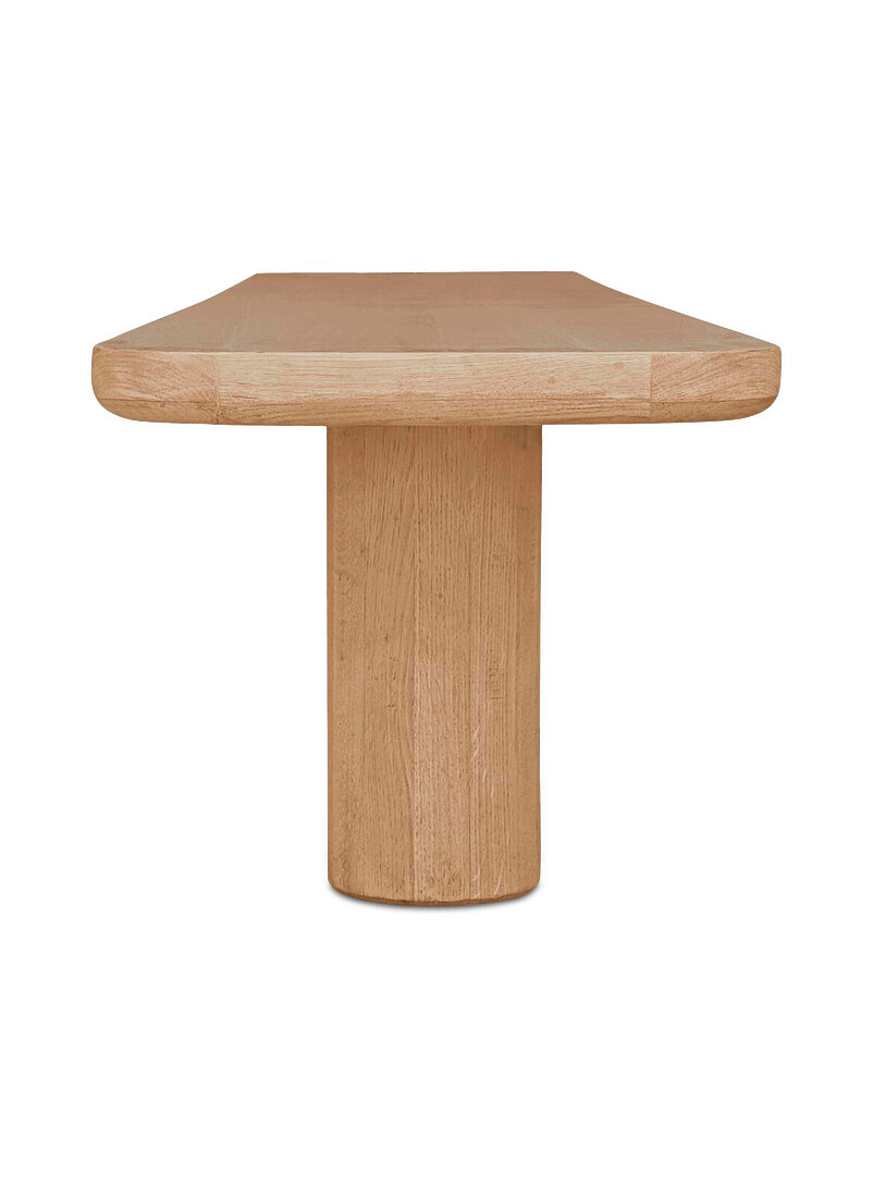 Rustic Oak Anders small dining bench product image 3
