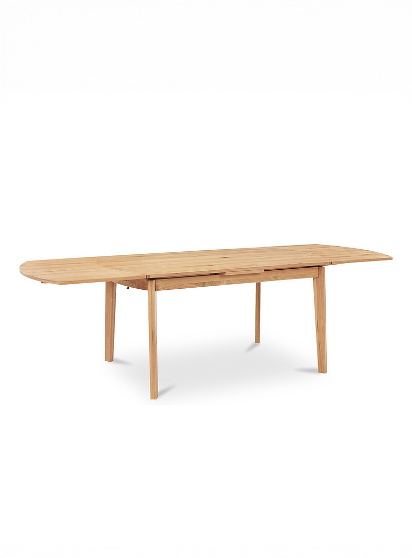 Copenhagen oak wood table with extensions product image 2