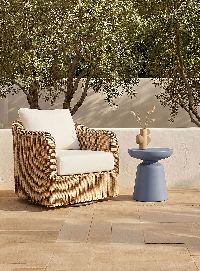Ruth Hourglass Outdoor Side Table