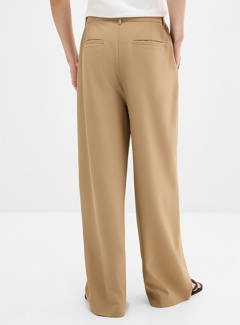Soft twill wide pant Dalston fit - Wide & pleated product image 3