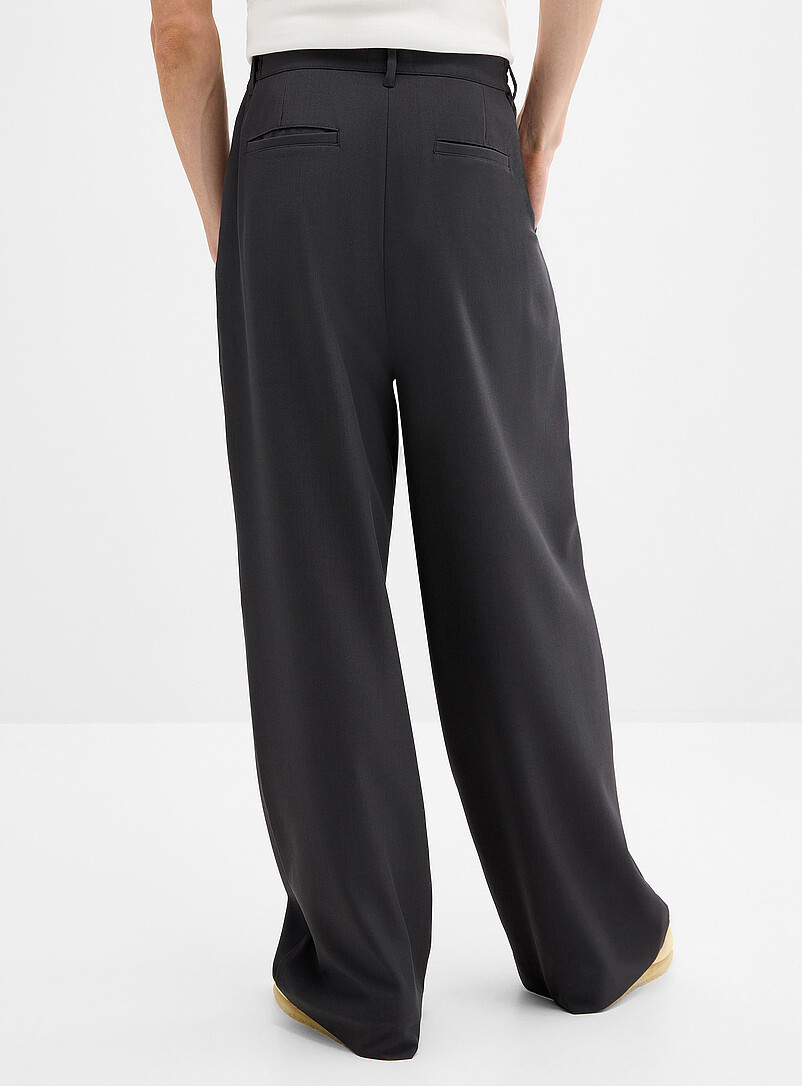 Soft twill wide pant Dalston fit - Wide & pleated product image 3