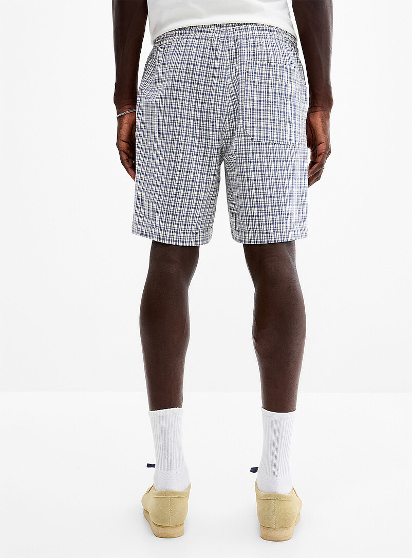 Woven check short product image 3