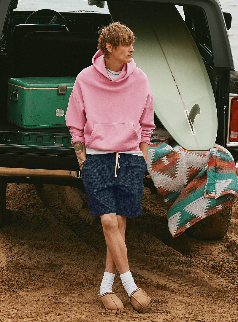 Woven Check Short