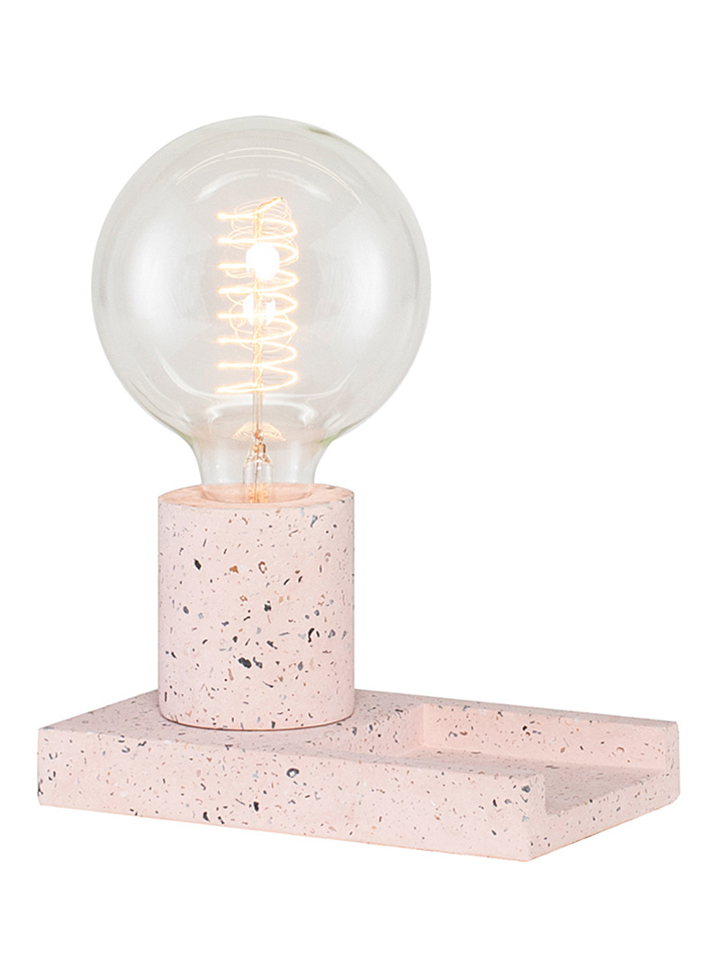 Nuevo Living Light pink Gloria terrazzo table lamp