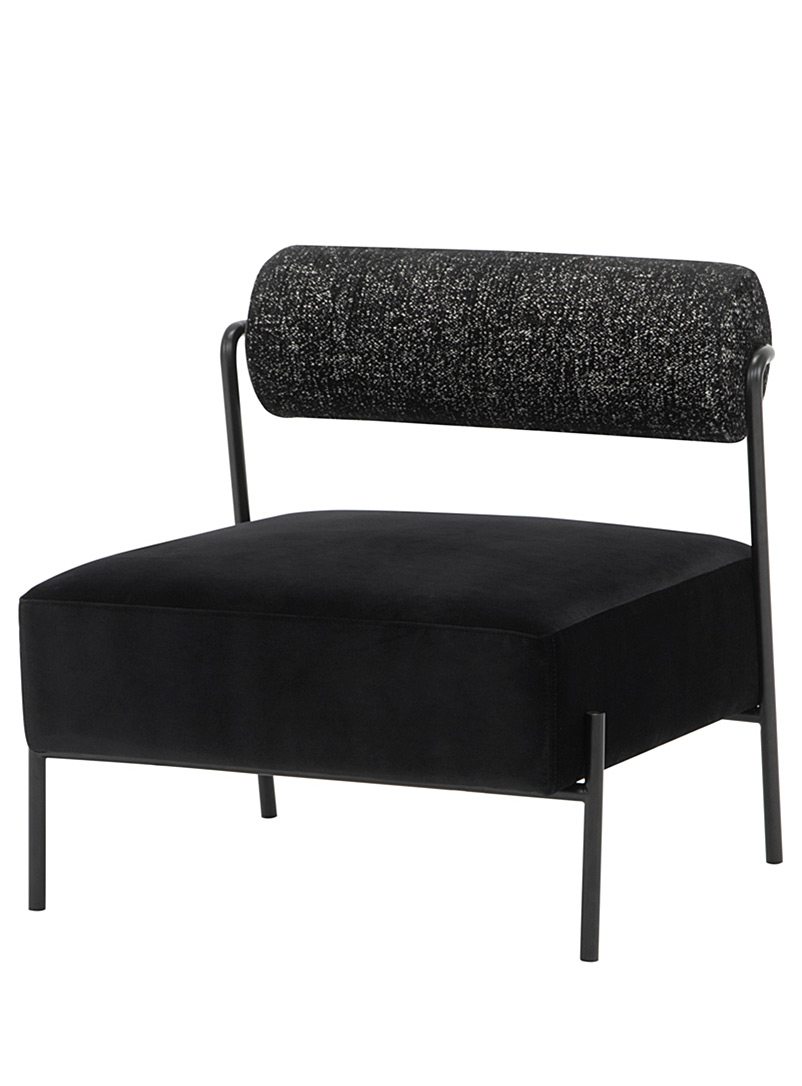 Nuevo Living Dark Grey Marni modern chair