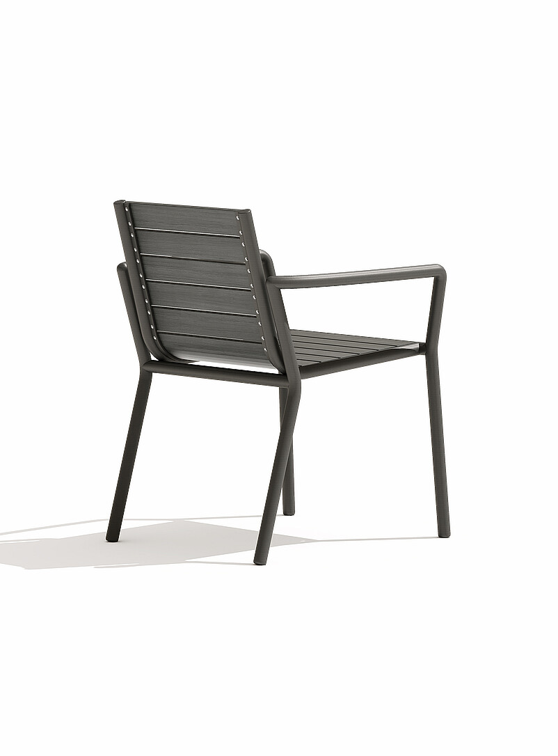 Island faux-wood outdoor chairs Set of 2 product image 2