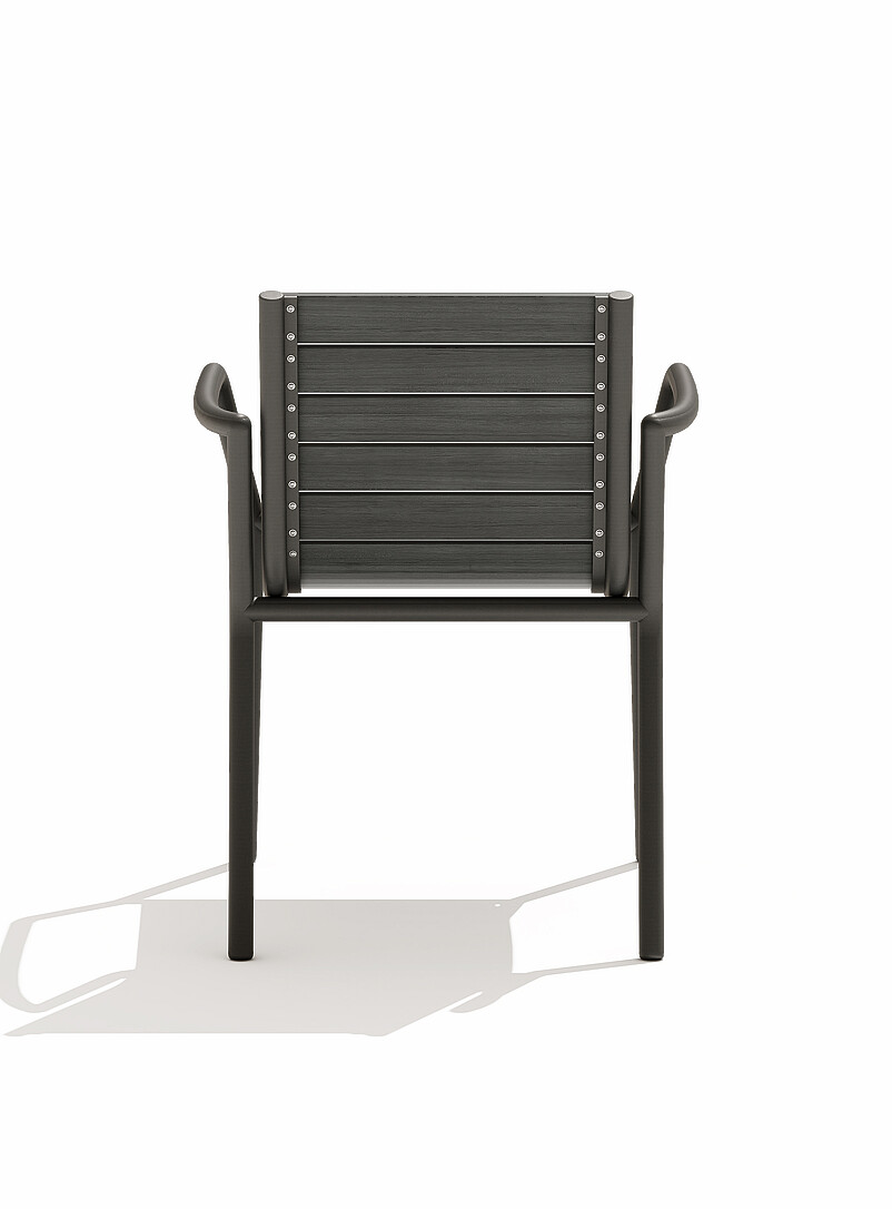 Island faux-wood outdoor chairs Set of 2 product image 3