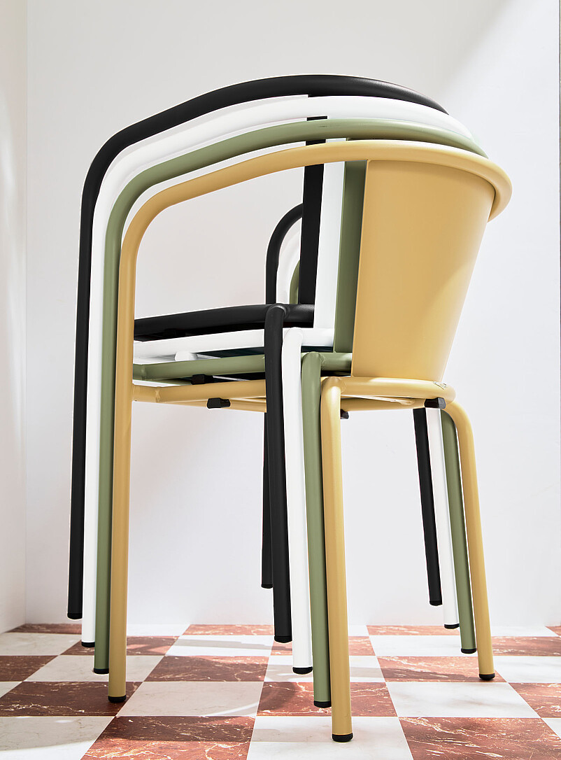Adico steel outdoor chairs Set of 2 product image 3