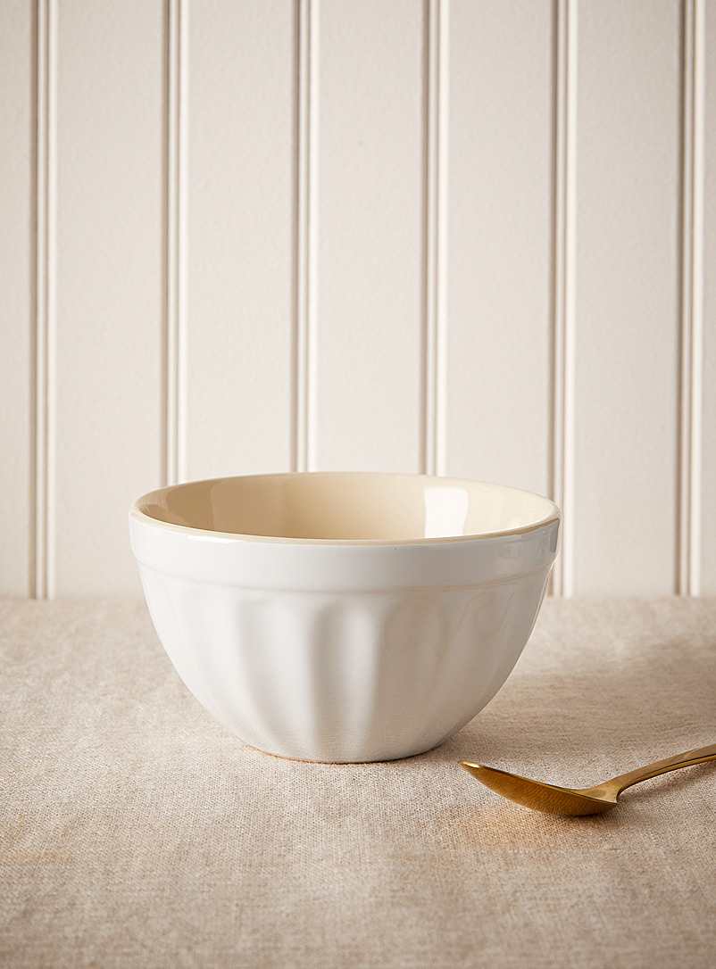 Simons Maison White Small scalloped bowl