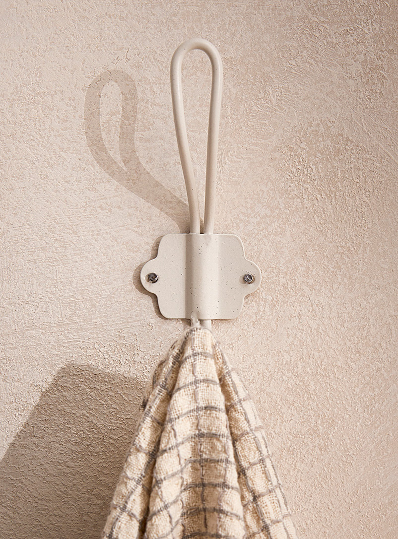 Simons Maison White Double wall-mounted hook