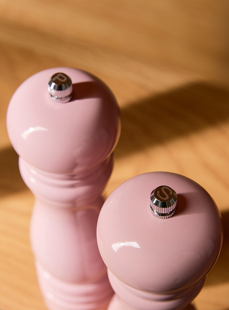 Simons Maison Navy/Midnight Blue Rubber wood salt and pepper mills