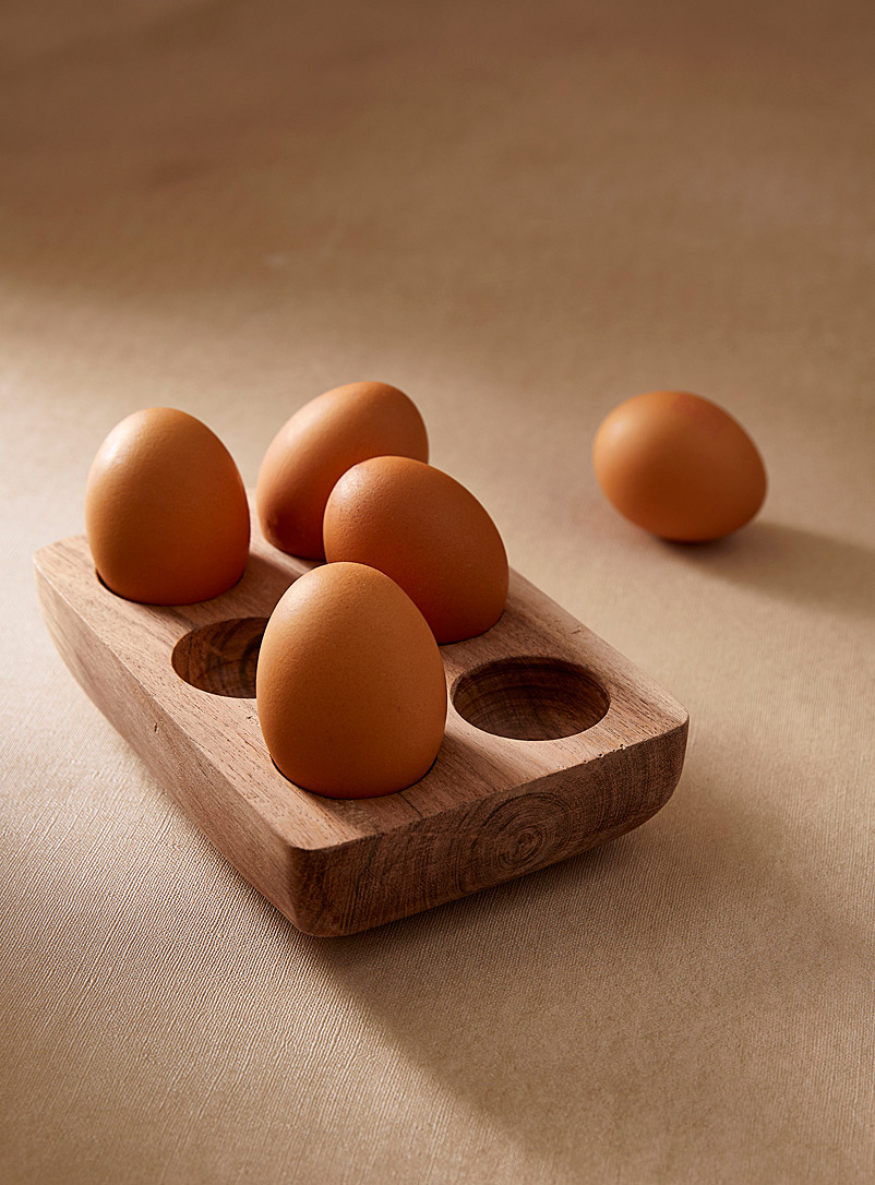 Simons Maison: Le cageot à œufs en bois Assorti