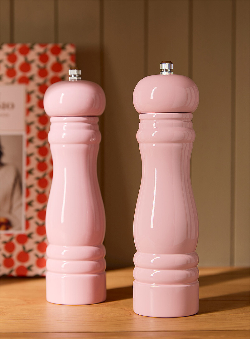 Rubber Wood Salt And Pepper Mills