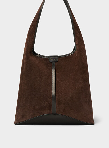 Delice suede hobo bag