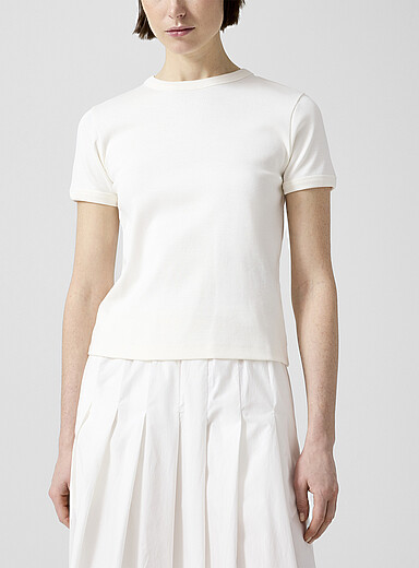 Soeur: Le t-shirt ajust&eacute; Aristide Blanc pour femme