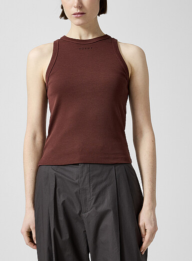 Soeur: La camisole c&ocirc;tel&eacute;e Dolly Blanc pour femme