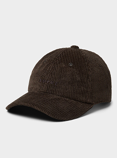 Hector embroidered corduroy cap