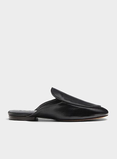 Soeur: La mule cuir souple Antonine  Femme Noir pour femme