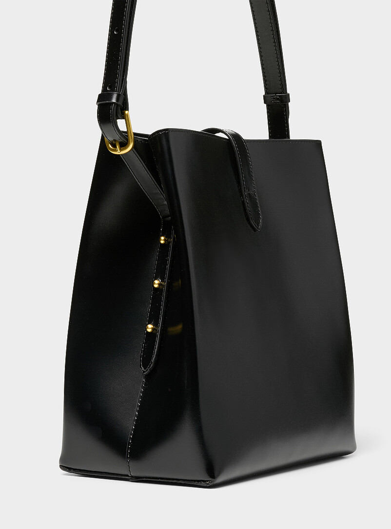 Bello minimalist square leather bag product image 2