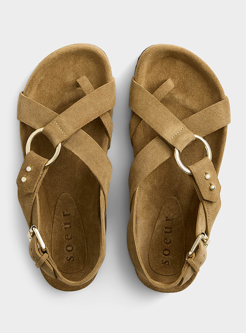 Mexico crisscross straps suede sandals Women product image 3