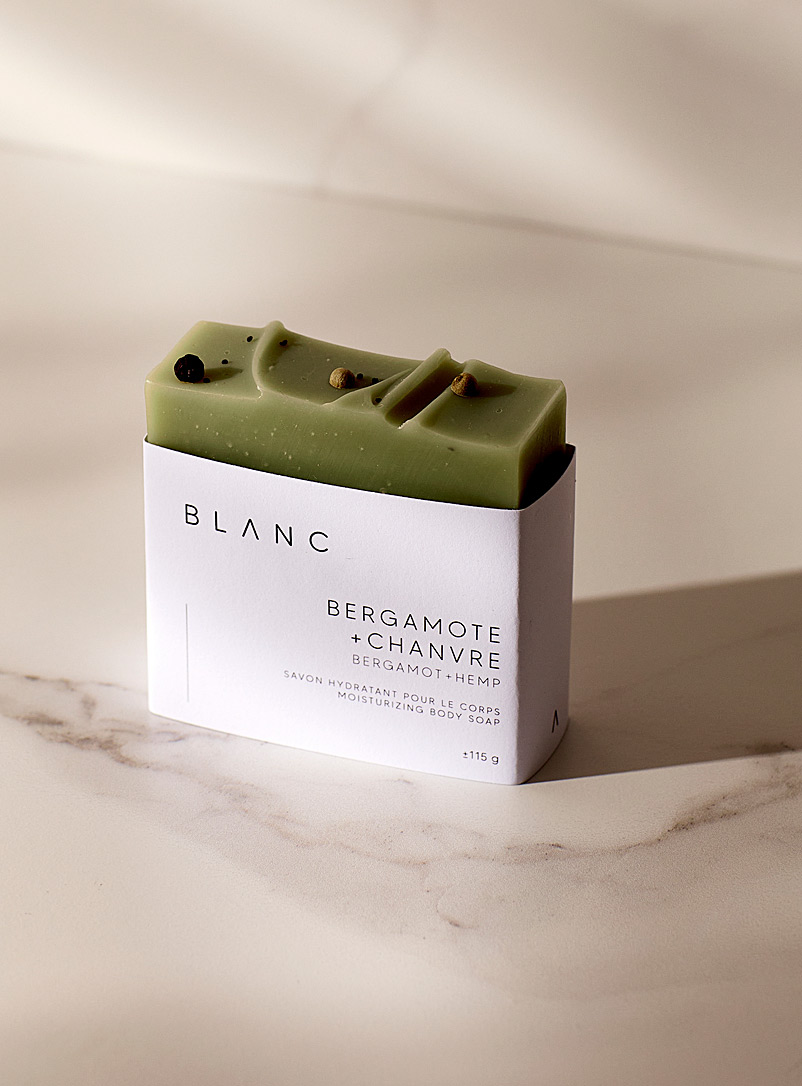 BLANC: Le savon bergamote et chanvre Assorti