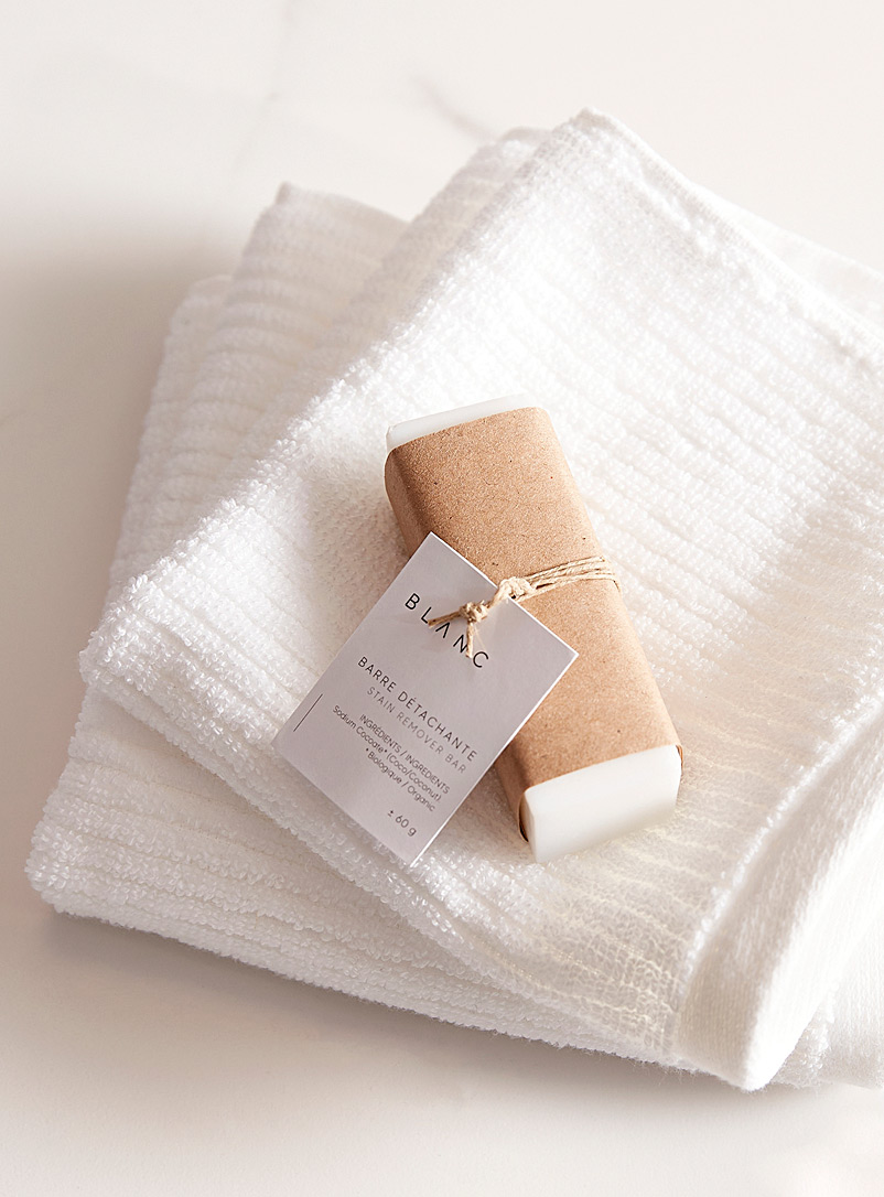 BLANC: La barre de savon détachante Assorti