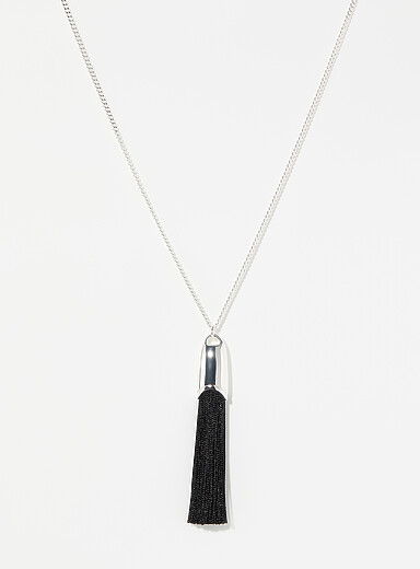 Le collier pampille soie Loulou