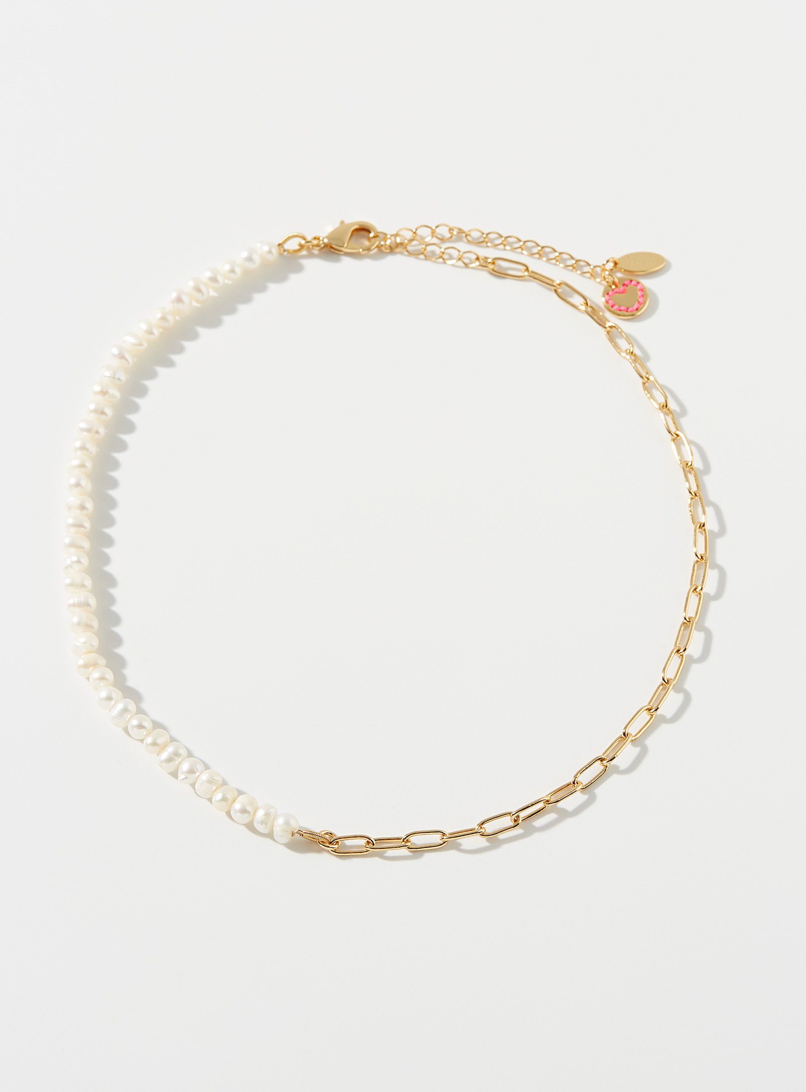 Mademoiselle Jules - Women's Who's That Pearl paper-clip chain
