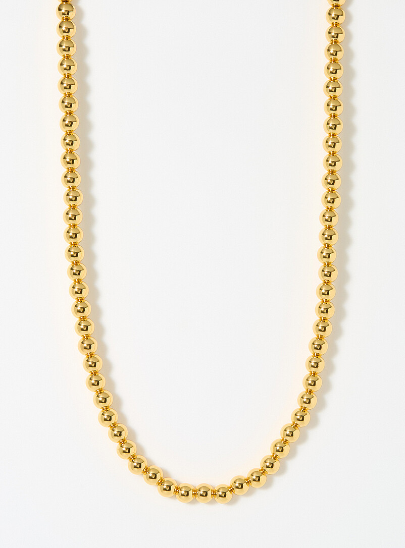 Golden Beaded Necklace