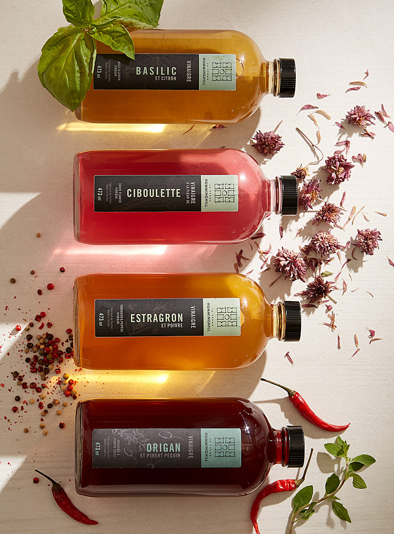 Ferme Humminghill Assorted Set of four flavoured vinegars