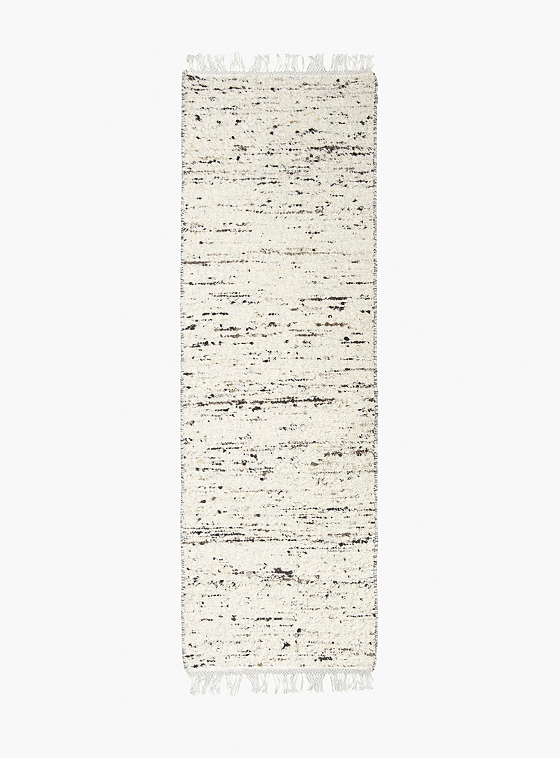 Speckled ivory artisanal hallway runner 70 x 215 cm product image 2