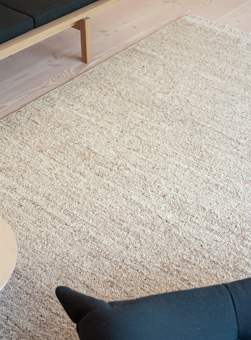 Sandy speckled artisanal rug See available sizes product image 2