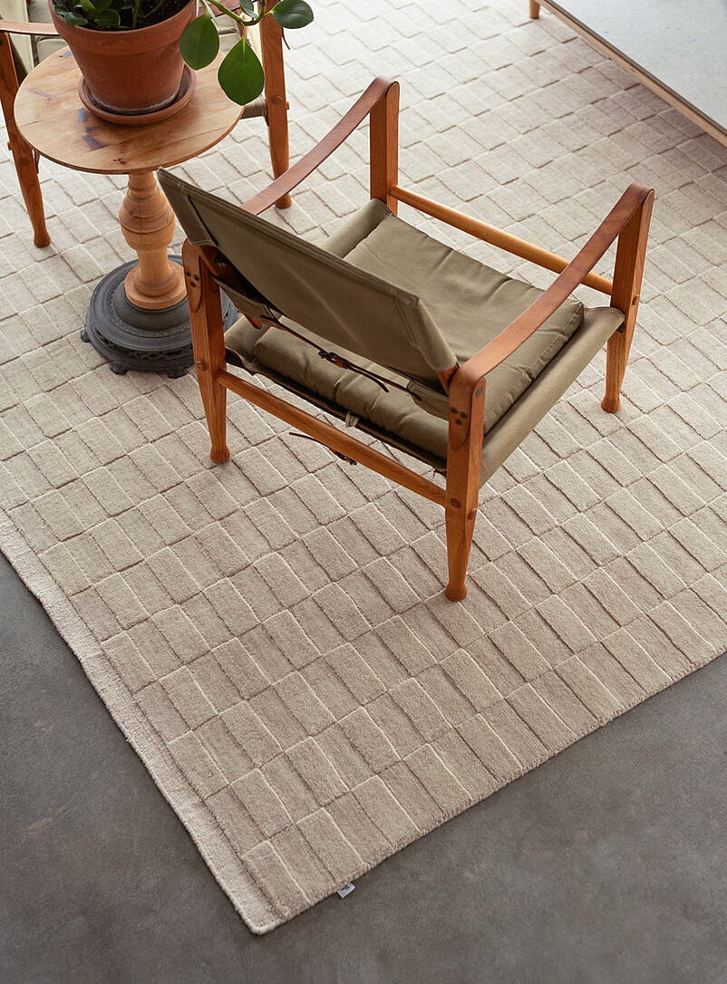 Textured tiles artisanal rug See available sizes product image (primary)
