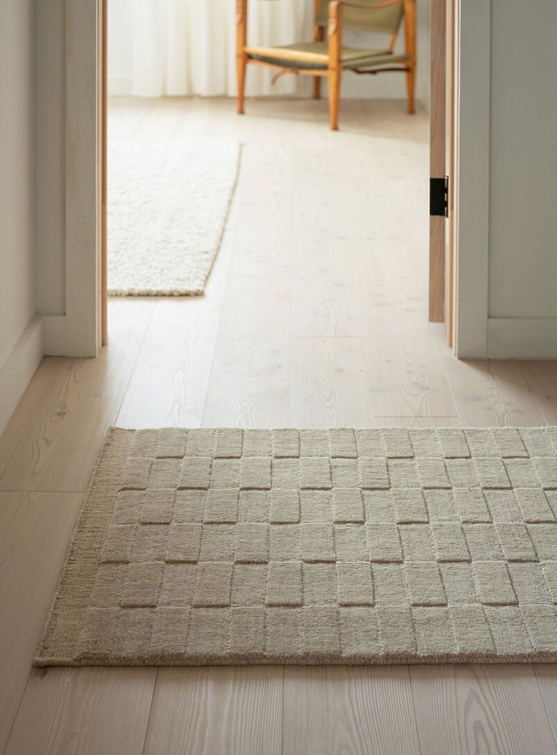 Textured tiles artisanal hallway runner 75 x 395 cm product image 2