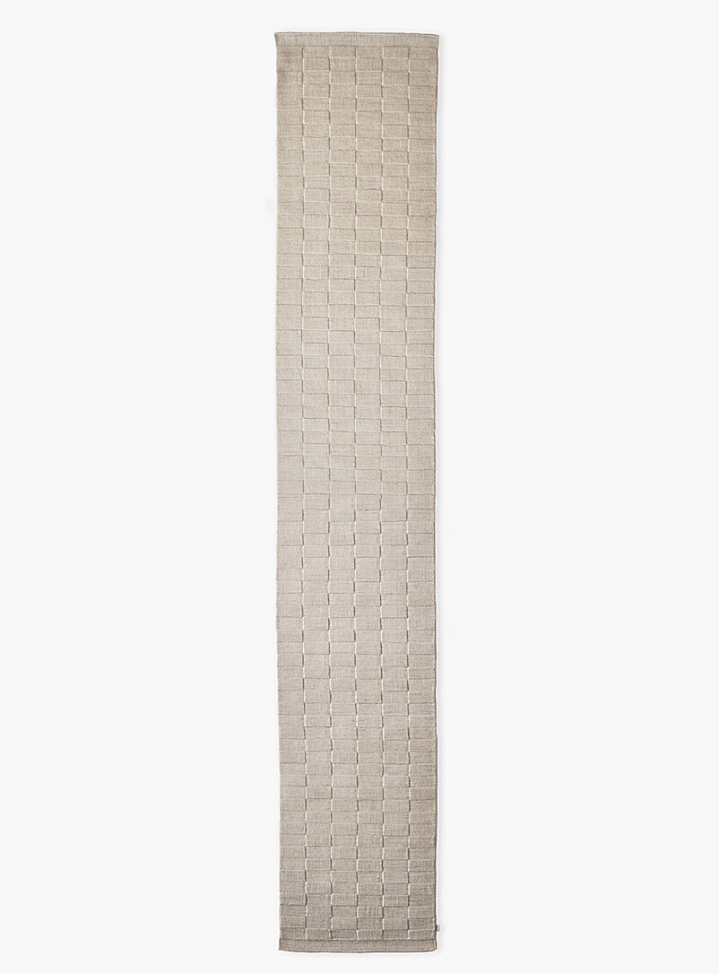 Textured tiles artisanal hallway runner 75 x 395 cm product image 3