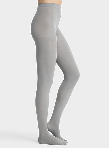 Solid colour recycled nylon tights 50 denier - Semi-opaque