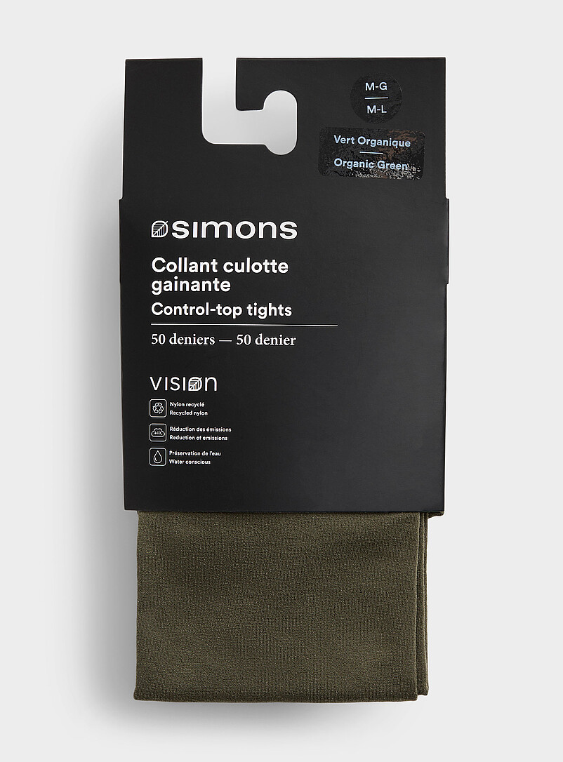 Simons: Le collant uni maintien int&eacute;gr&eacute; 50 deniers - Semi-opaque Noir pour femme
