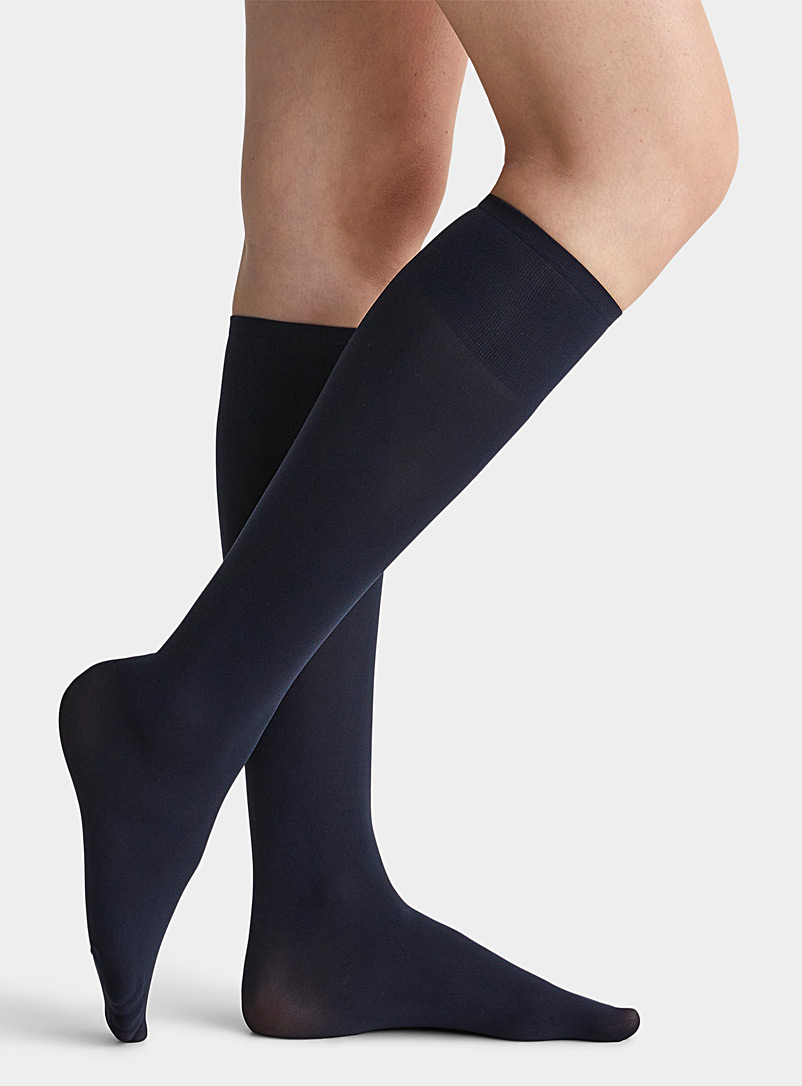 Recycled nylon solid knee-highs, Simons, Shop Women's Essential Knee-Highs  Online