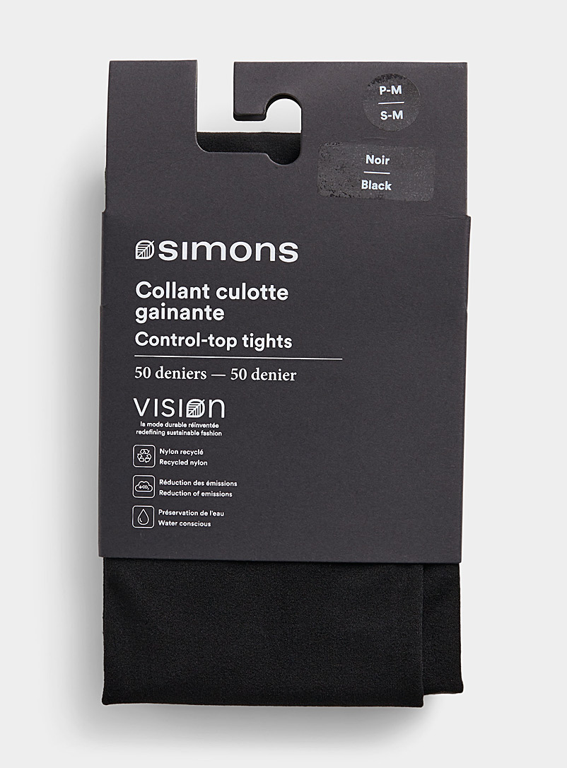 Solid built-in support tights 50 denier - Semi-opaque product image 2