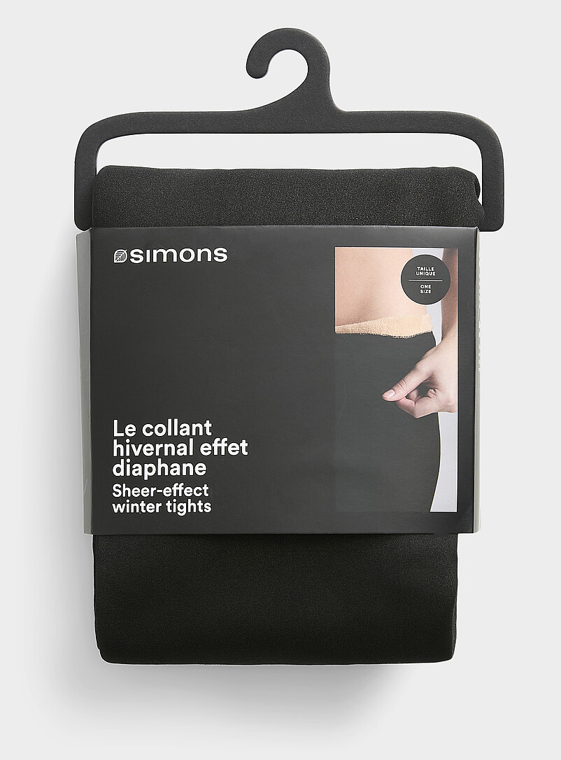 Sheer-effect winter tights product image 3