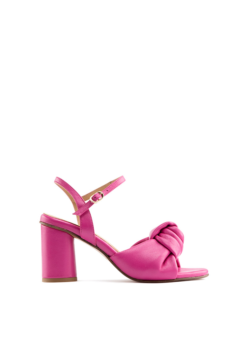 Maguire Pink Noto block-heel knotted sandals Women for error