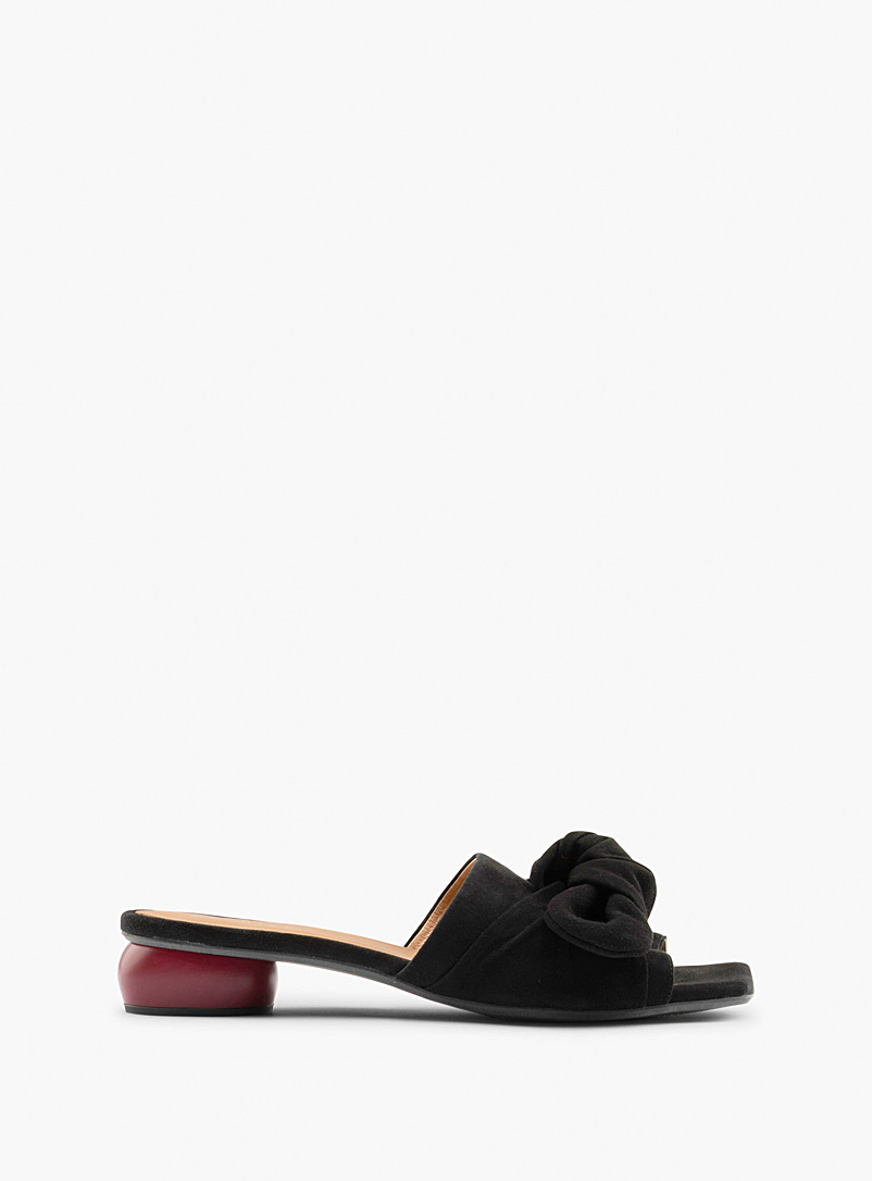 Maguire Black Modena knotted slides Women for error