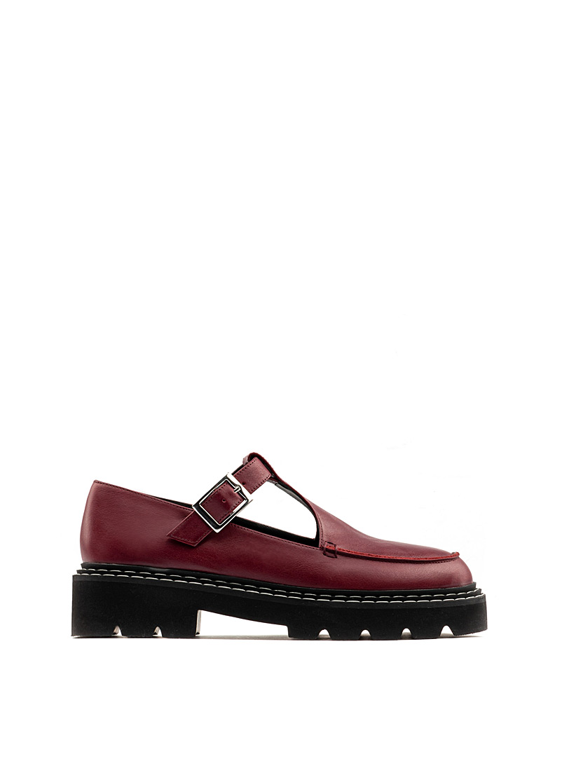 Maguire Burgundy Neiva chunky leather shoes Women for error