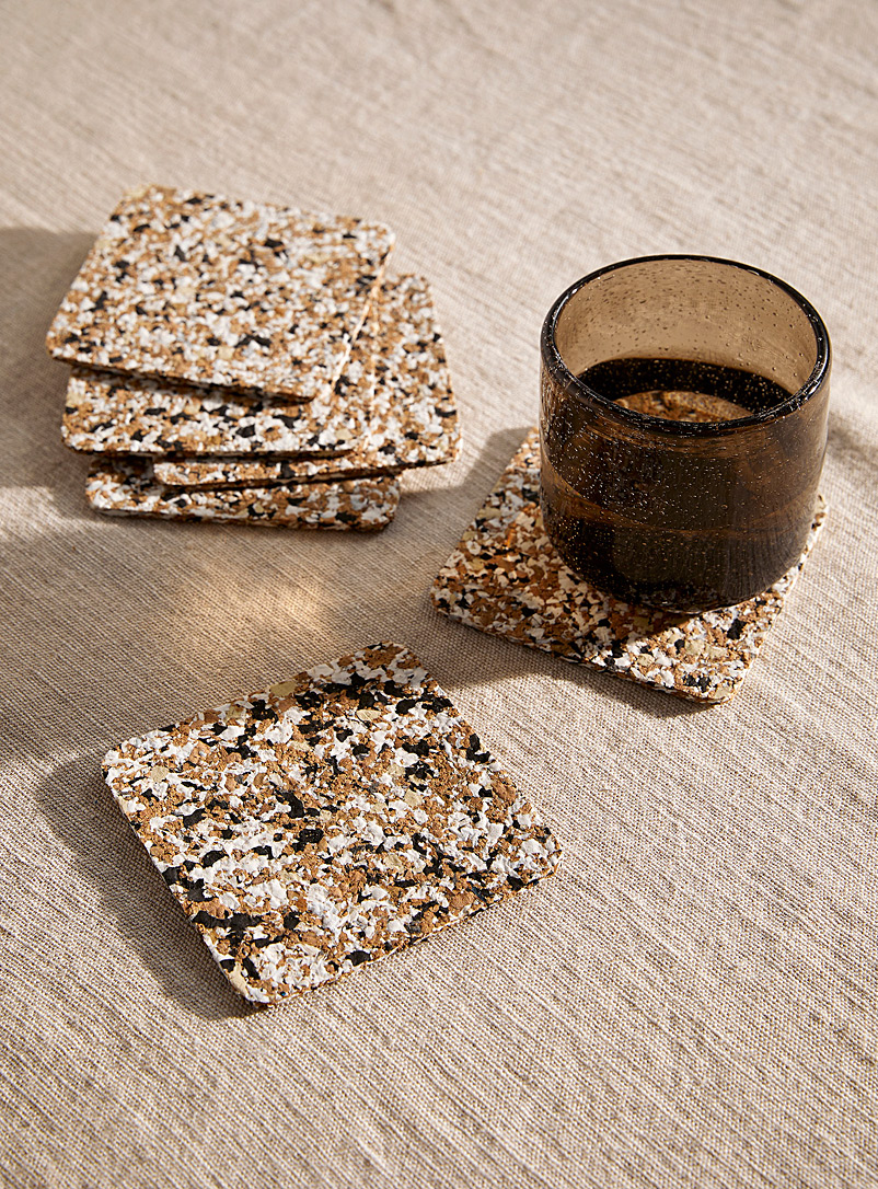 Kit Sous-Verre Terrazzo Rayher - Création DIY, 17.8x9.5cm