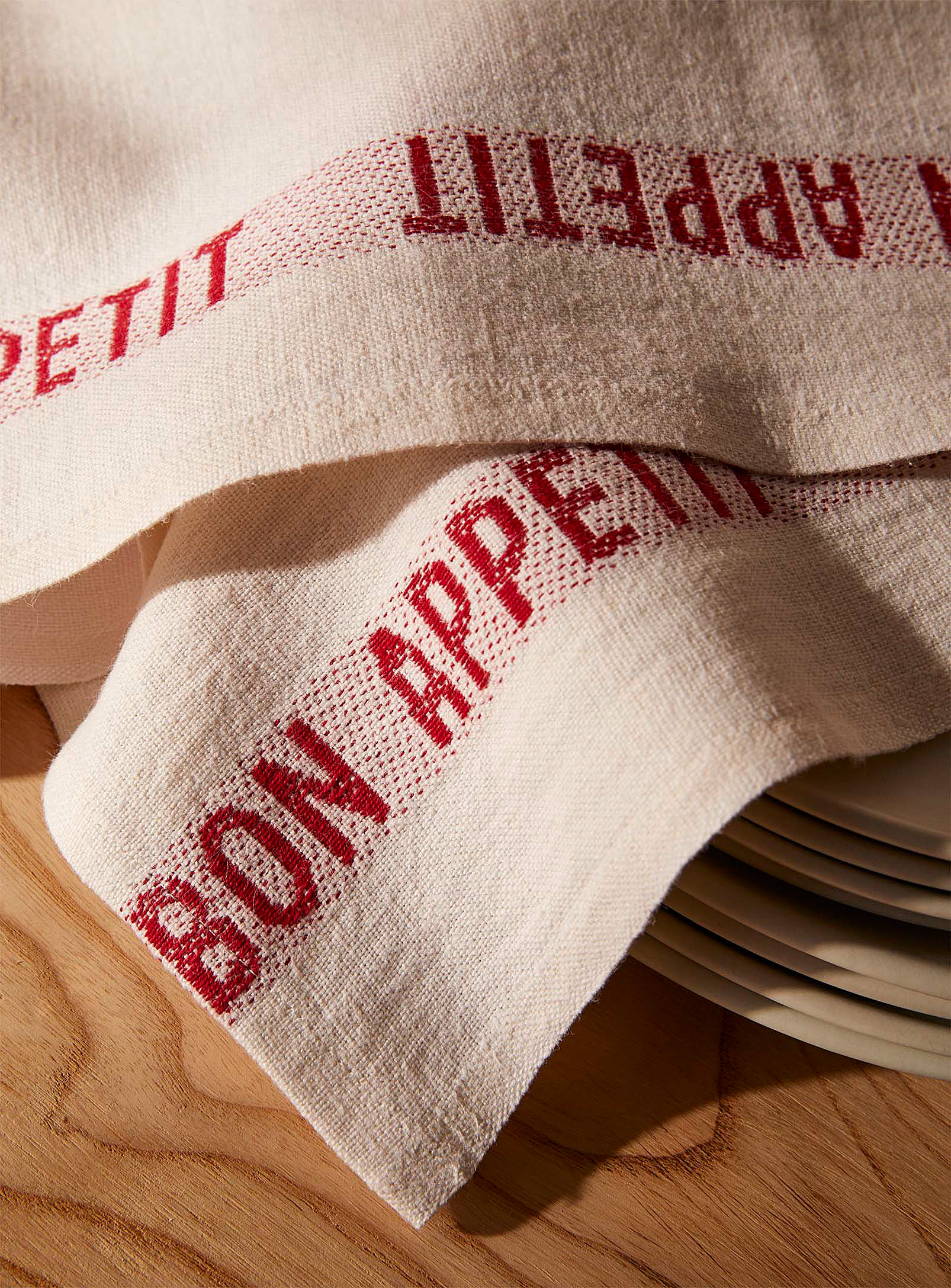 Charvet Éditions - Le linge à vaisselle pur lin Bon appétit
