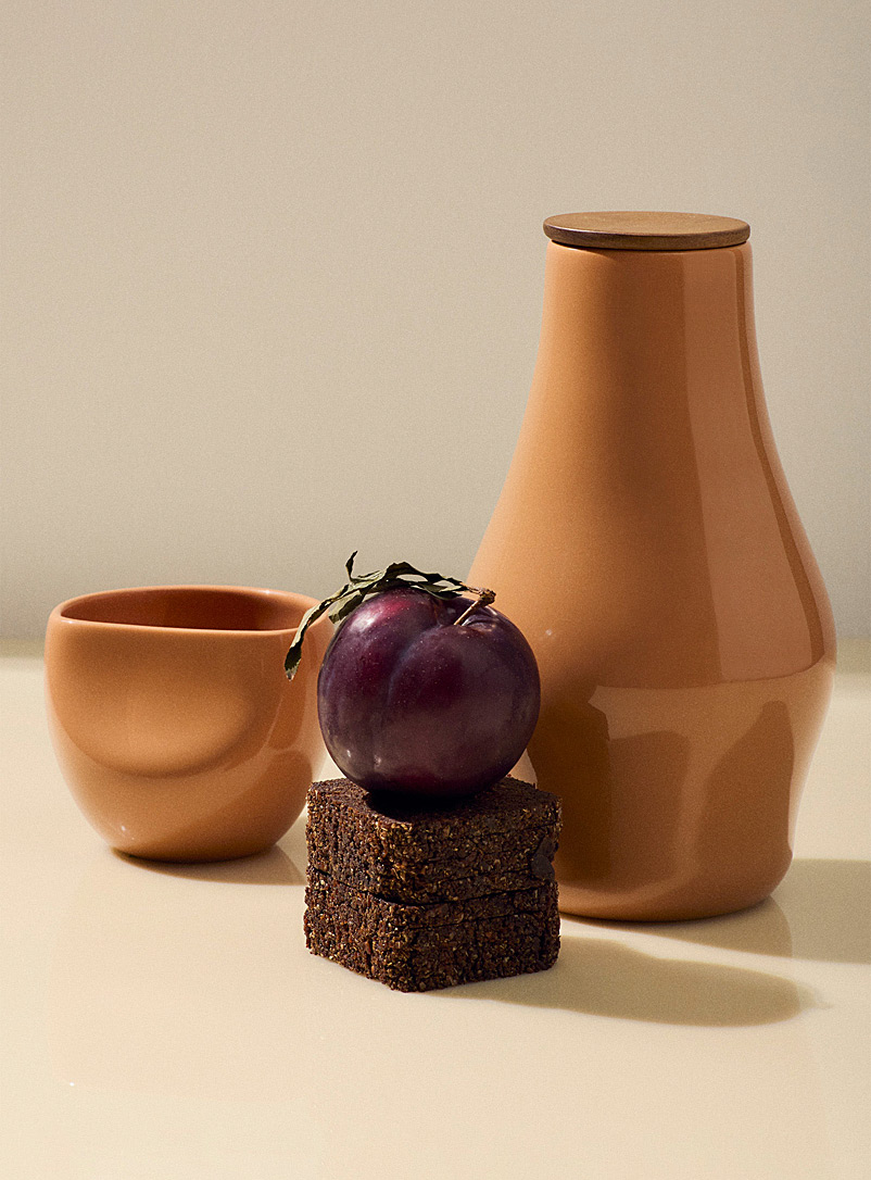 Fors Studio Amaretto Ceramic carafe and cup set 2-piece set