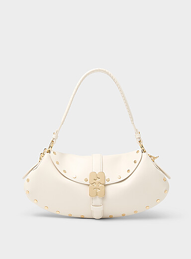 Le sac d'&eacute;paule cuir rivets Kat