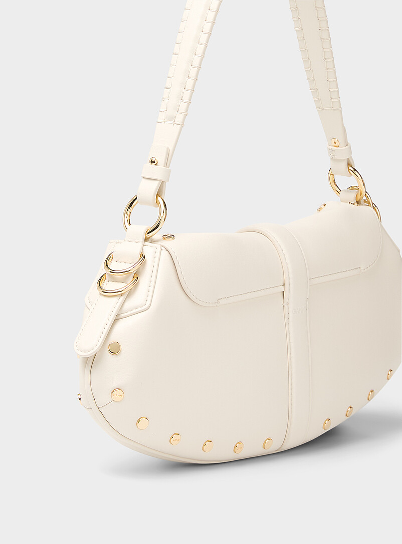 Kat studded leather shoulder bag | Ganni | | Simons