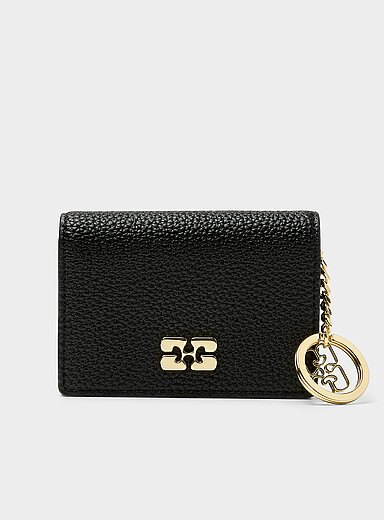 Black signature bi-fold card holder